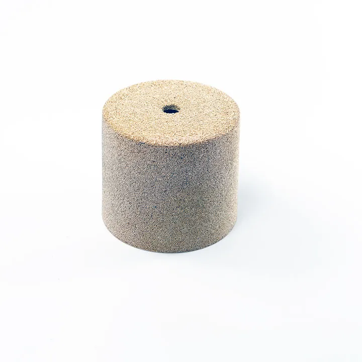 BRONZE FILTER CARTRIDGE 45X50X30 35MICRON  BFM36DISOP3166 Sintered Metallic filter - BRONZE FILTER CAP  45X50X30 36MICRON 