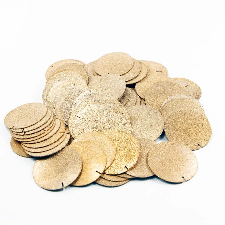  Sintered Bronze Filter - BRONZE FILTER DISC 3.5X3 20MICRON , Tamaño: 3.5