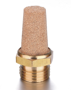 SINTERED BRONZE MUFFLER TYPE BSL-B 1/4 NPT