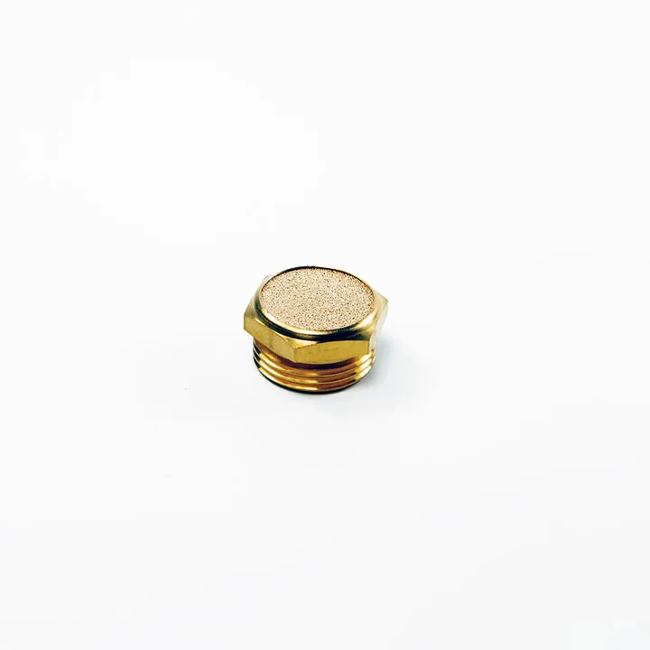  Brass Pneumatic Muffler - SINTERED BRONZE MUFFLER TYPE V-B 1/4 BSP