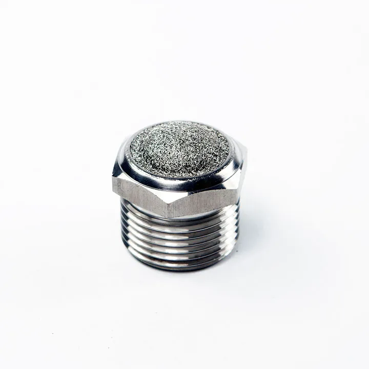  WIRE MESH PNEUMATIC MUFFLER - SINTERED STAINLESS STEEL MESH MUFFLER TYPE SSDV 1/8 BSP
