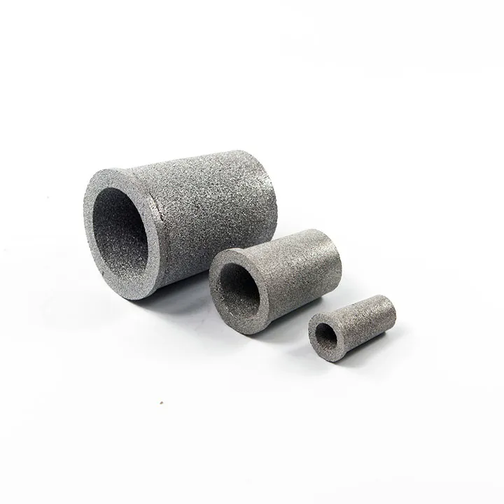  sintered metal powder filter for compressor muffler - STEEL FILTER CAP 5X10.2X17 30MICRON